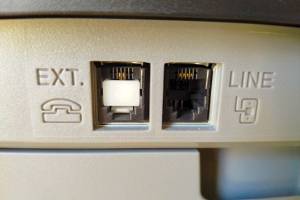 Faxanschluß an einem Multifunktionsgerät