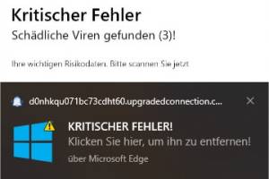 Edge hat angeblich 3 Viren gefunden!
